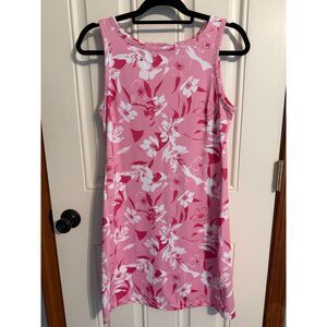 Columbia Dress Pink with white flowers size s